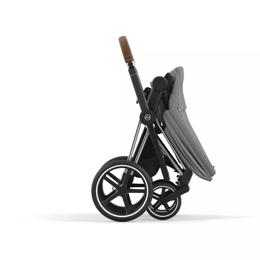 cybex PLATINUM Kombikinderwagen New Priam Chrome Brown Mirage Grey