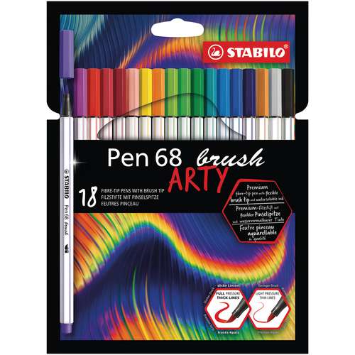 STABILO® Pen 68 brush ARTY Sets