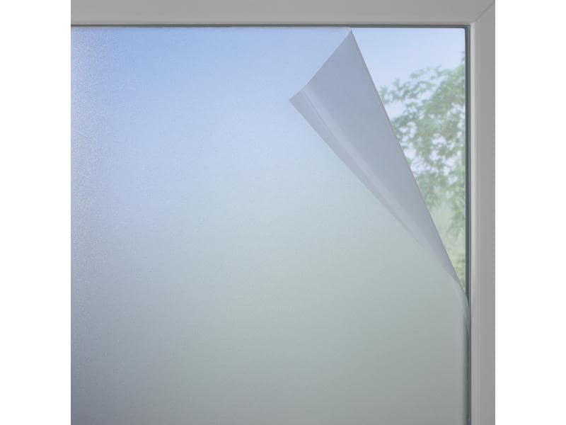 Gardinia Fensterfolie Milchglas 90 x 200 cm Statisch haftende Fensterfolie