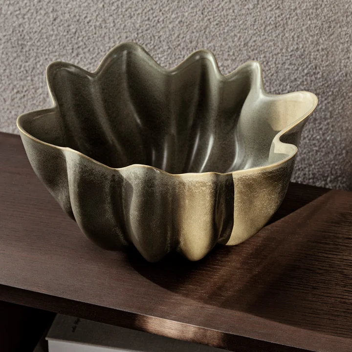 Ferm Living - Nium Schale, Ø 22 cm, dark sage