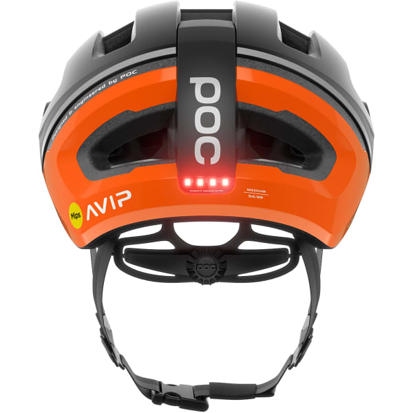 Casque vélo POC OMNE BEACON MIPS LUORESCENT ORANGE AVIP/URANIUM BLACK MATT
