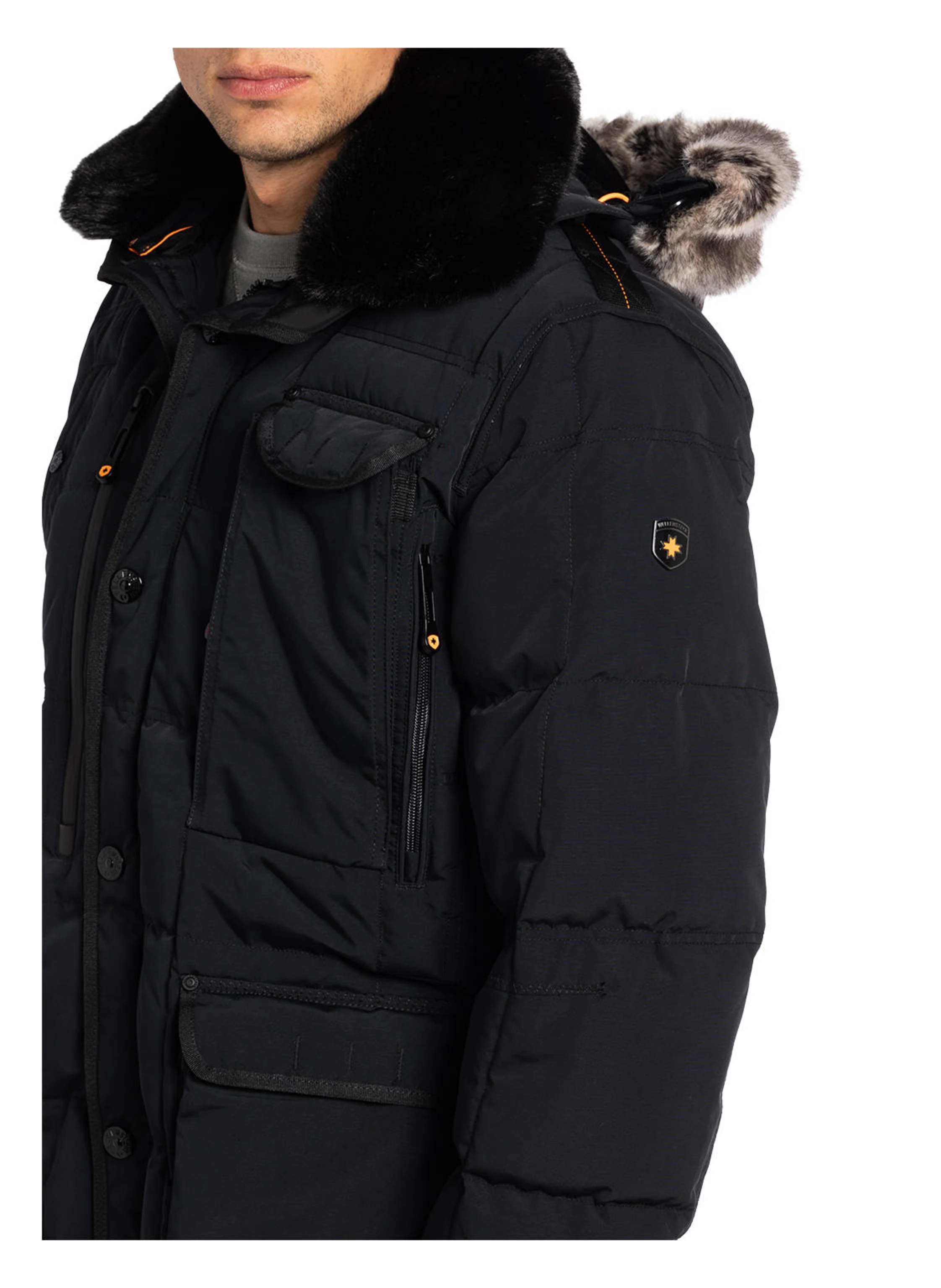 WELLENSTEYN Steppjacke MARVELLOUS mit Kunstpelz und SORONA® AURA-Isolierung