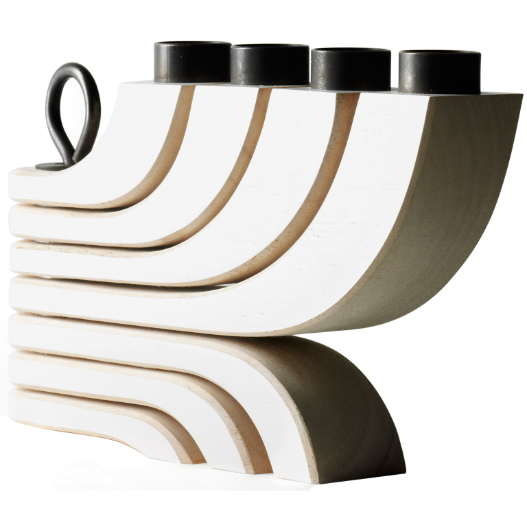 Design House Stockholm Nordic Light 4 kandelaar zwart