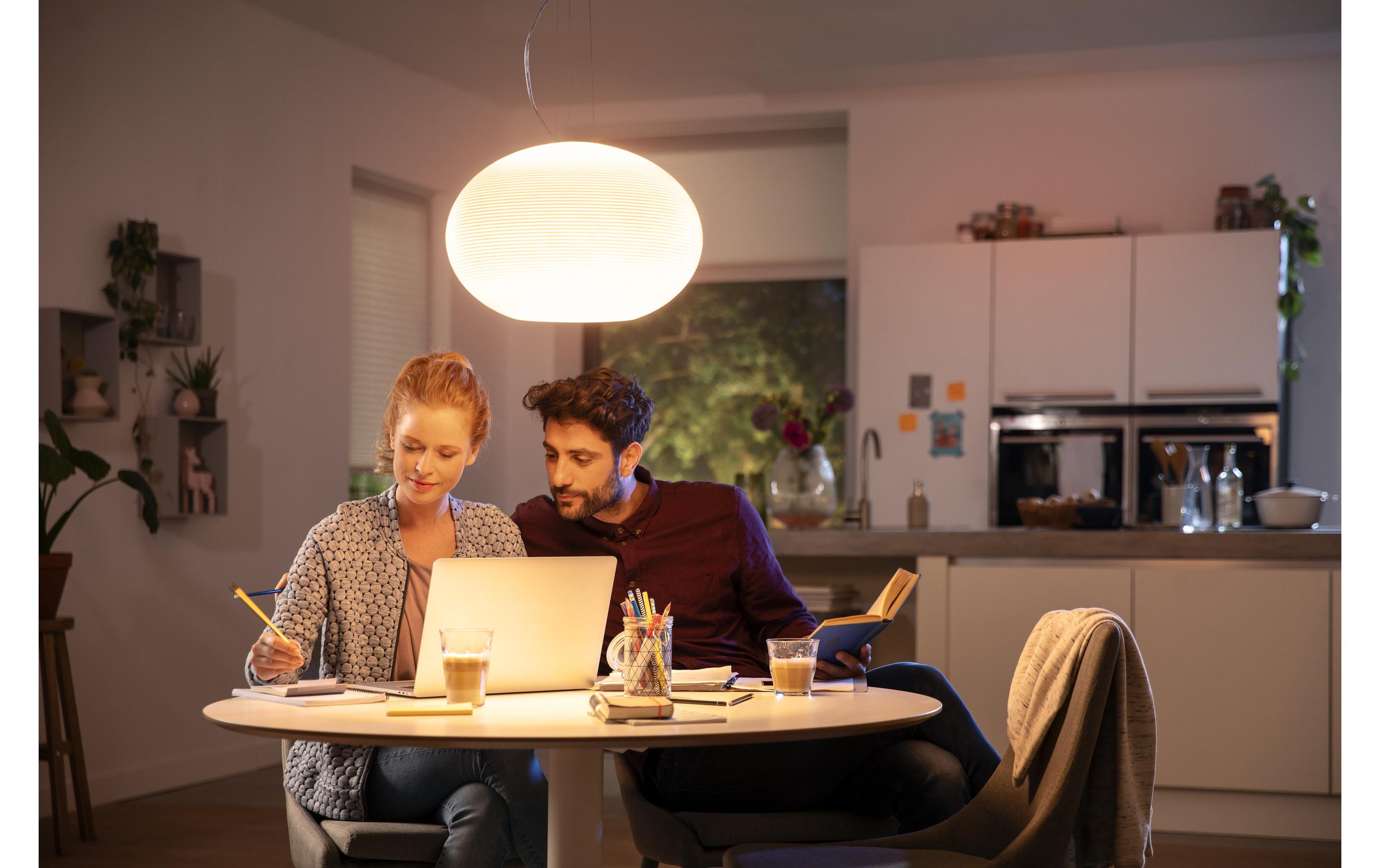 White & Color Ambiance Flourish Pendelleuchte Weiss<br>Pendelleuchte mit integriertem LED Modul