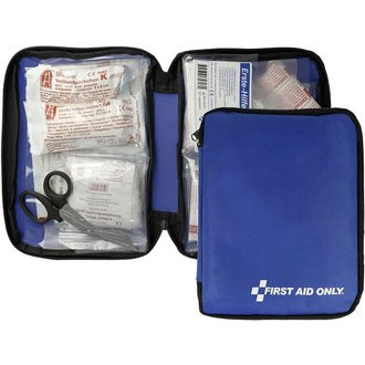 Trousse de premiers secours, 50 pièces, bleu