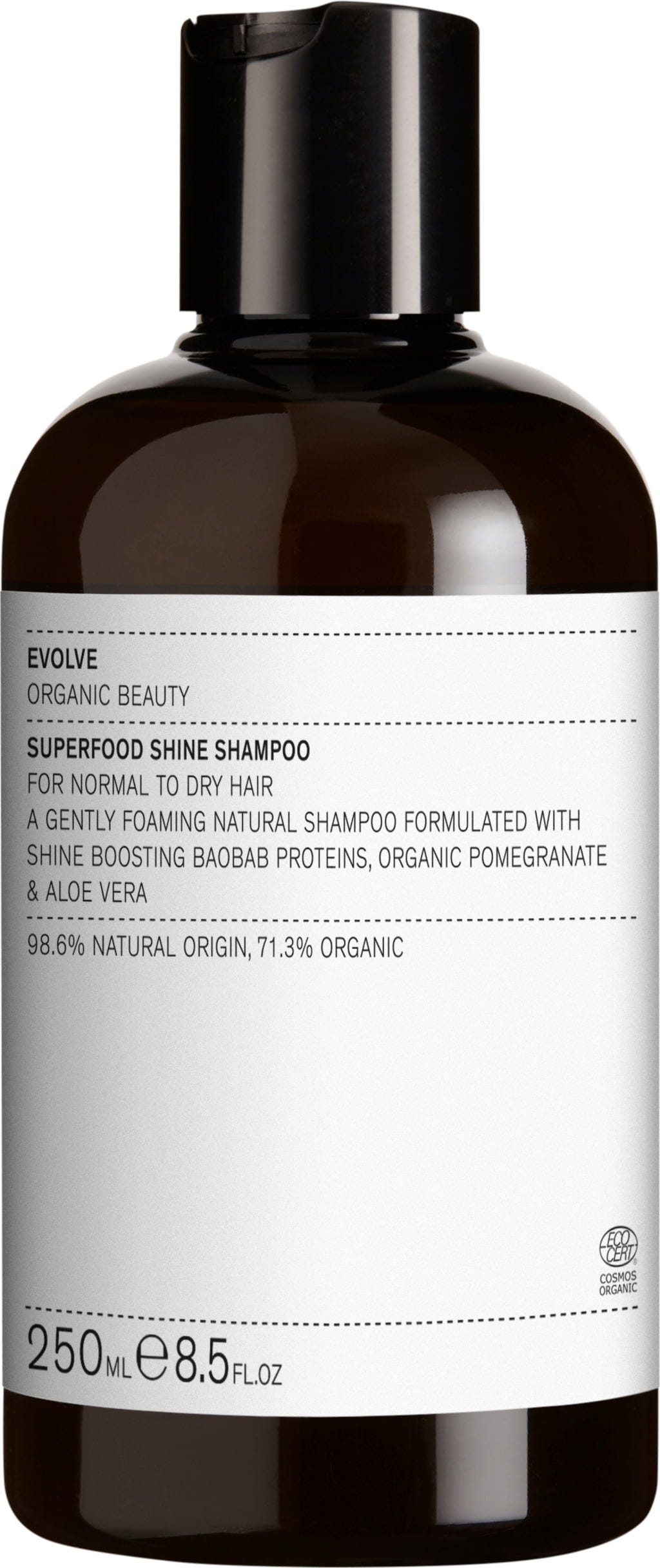 Evolve Organic Beauty  Superfood Shine Shampoo, 250 ml