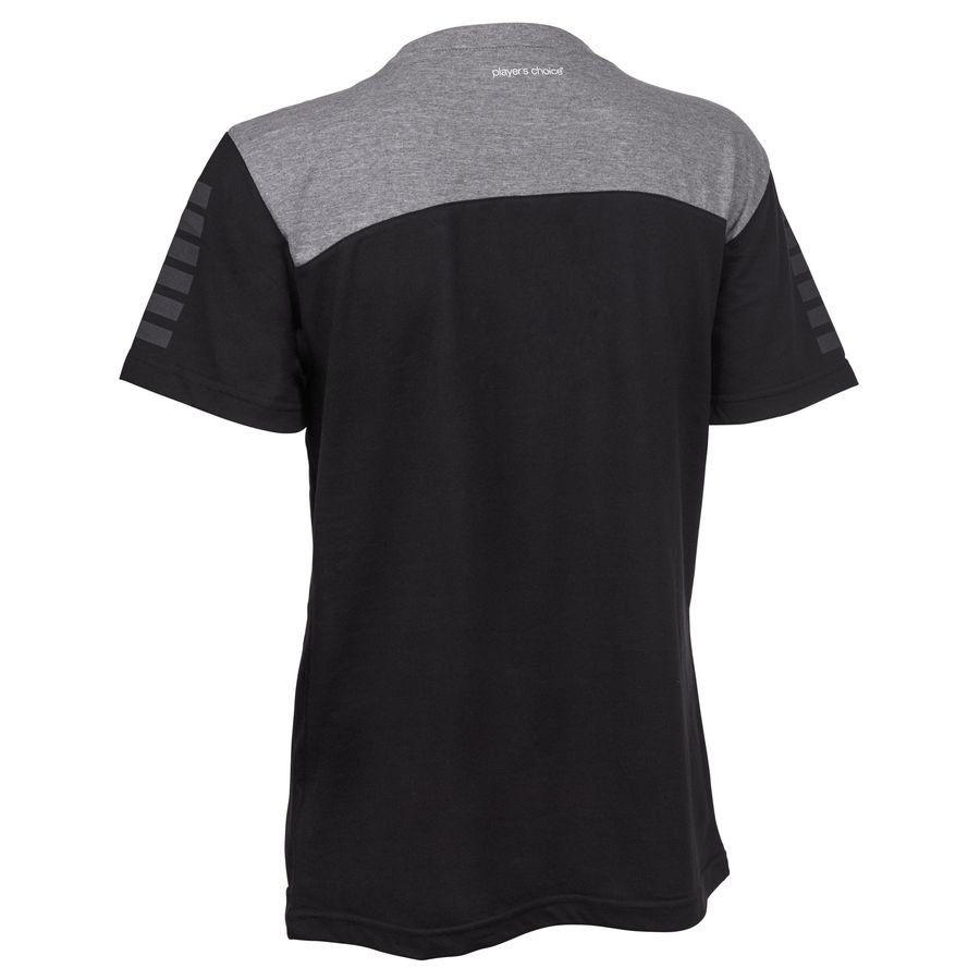 Select T-Shirt Oxford - Noir/Gris Femme