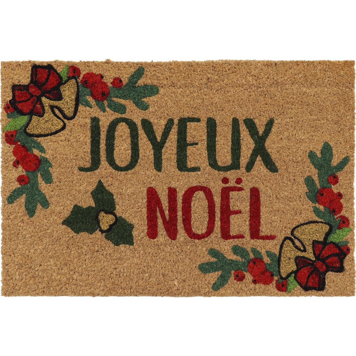 TAPIS IMPRIME 40X60CM COCO JOYEUX NOEL