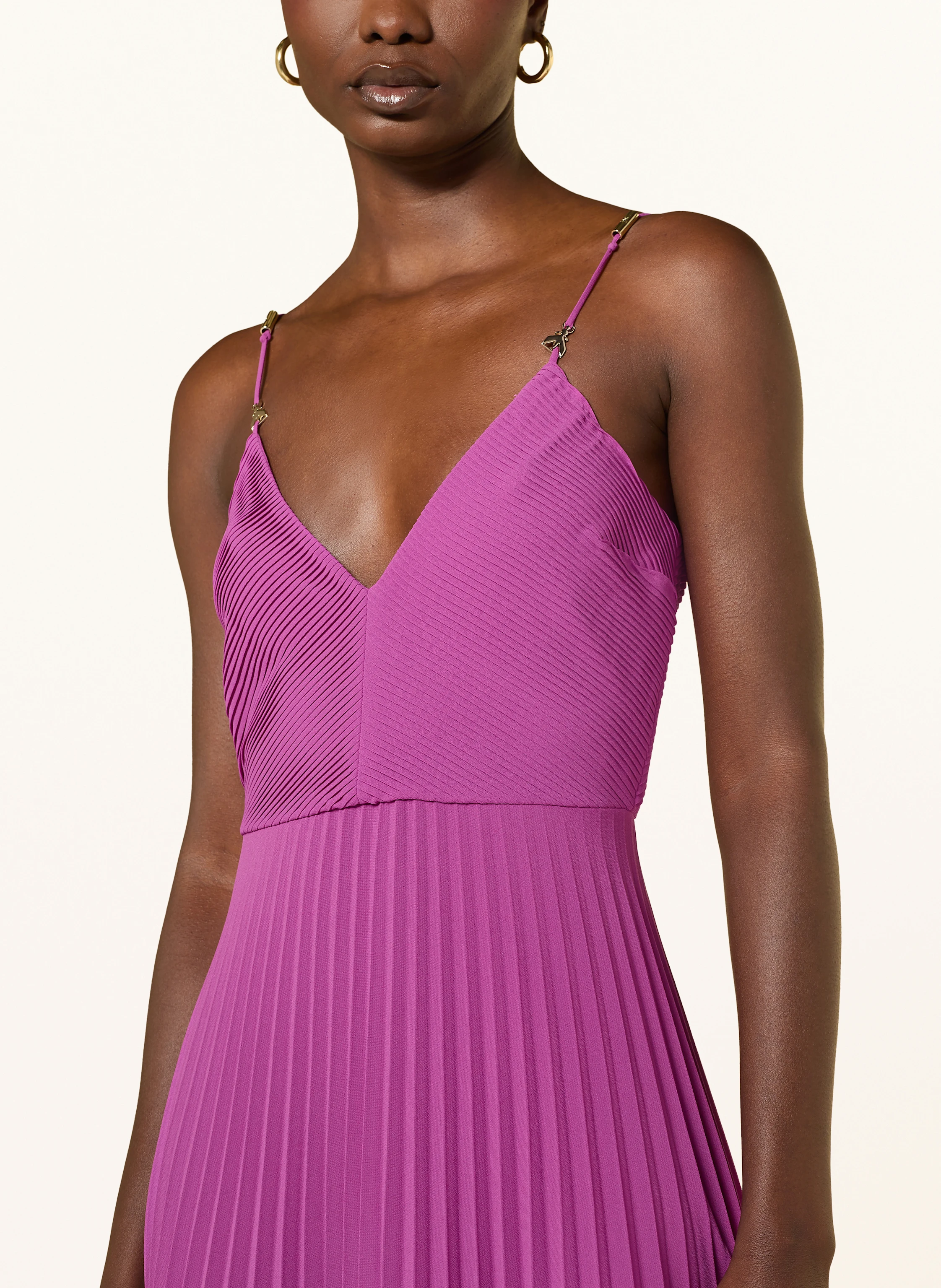 PATRIZIA PEPE Cocktailkleid ABITO mit Plissees