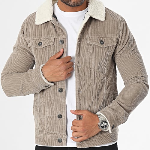 Veste Col Sherpa Alvin Taupe