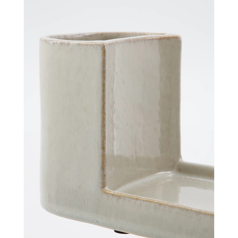 Meraki Brush And Soap Holder Datura Medium - Shellish Grey