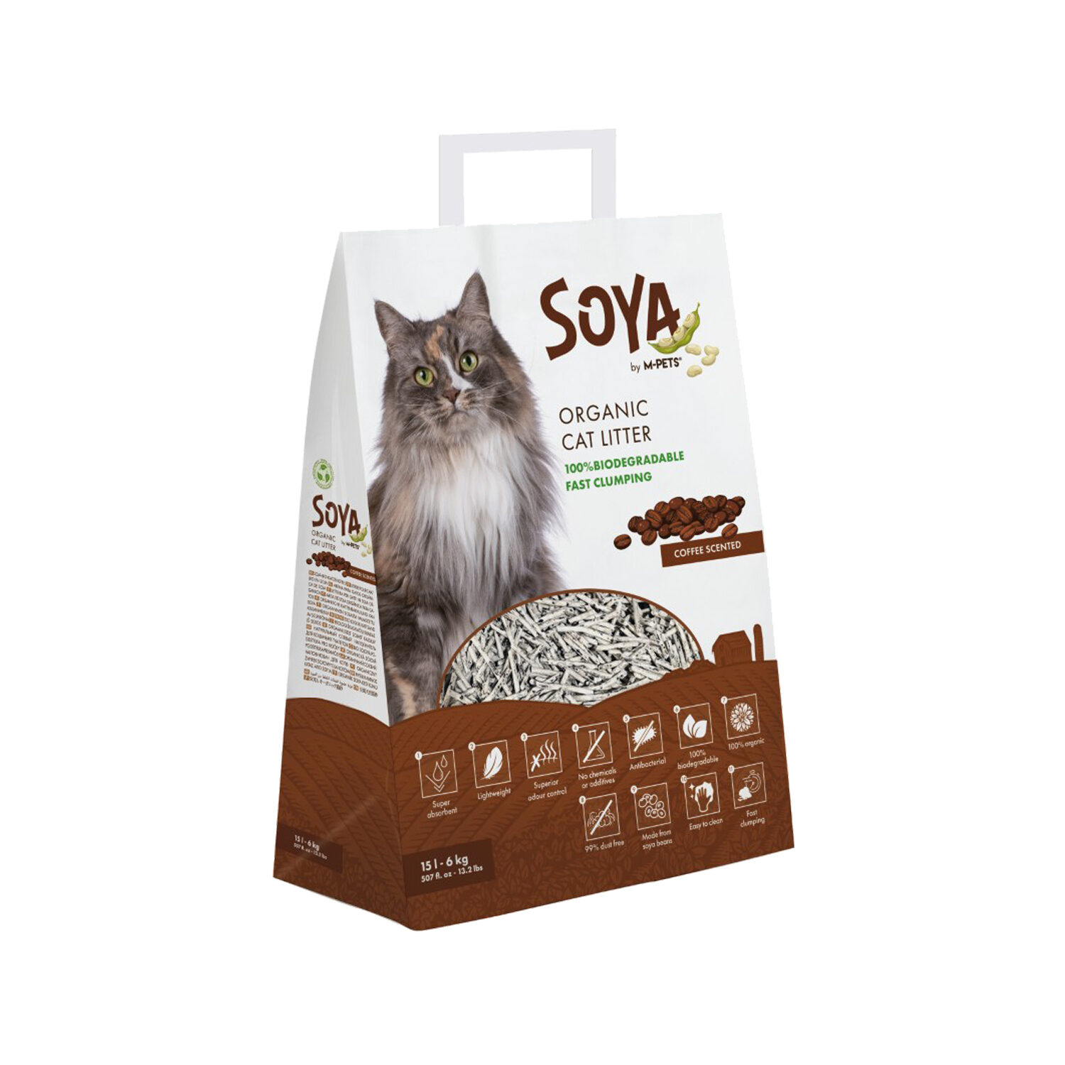 M-PETS Soya Kattenbakvulling Organisch