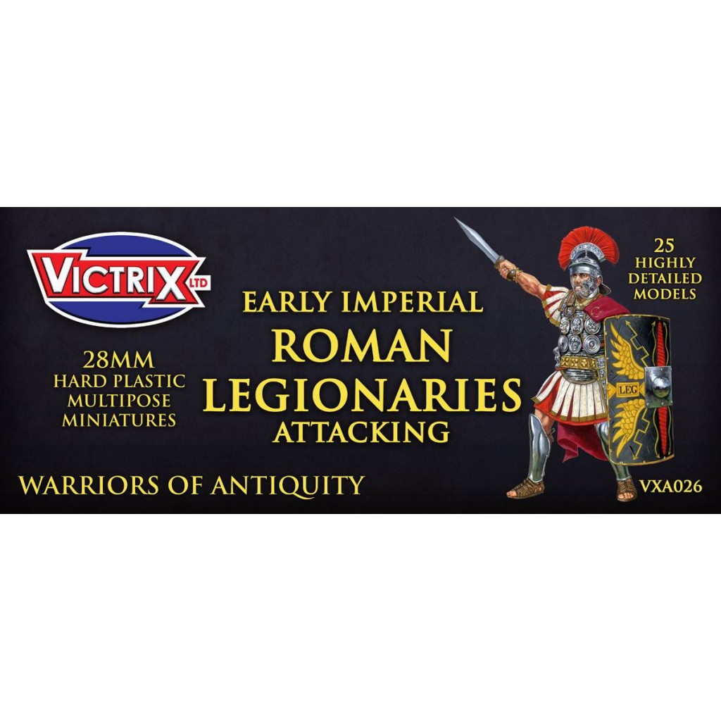 Early Imperial Roman Legionaries Attacking