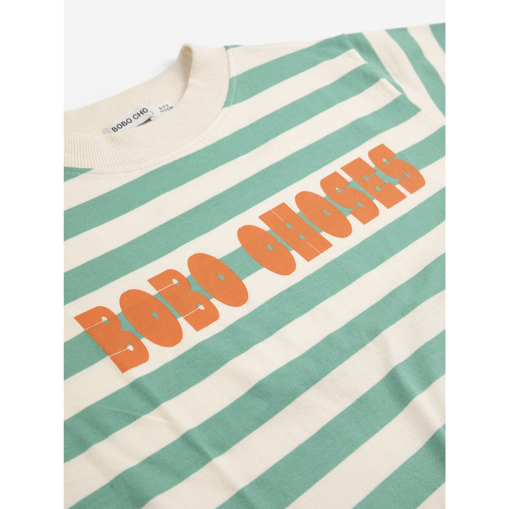 Køb Bobo Choses Offwhite Bobo Choses Modern Striped T-Shirt