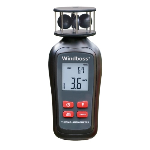 Windboss 2 Windmesser Anemometer Thermo