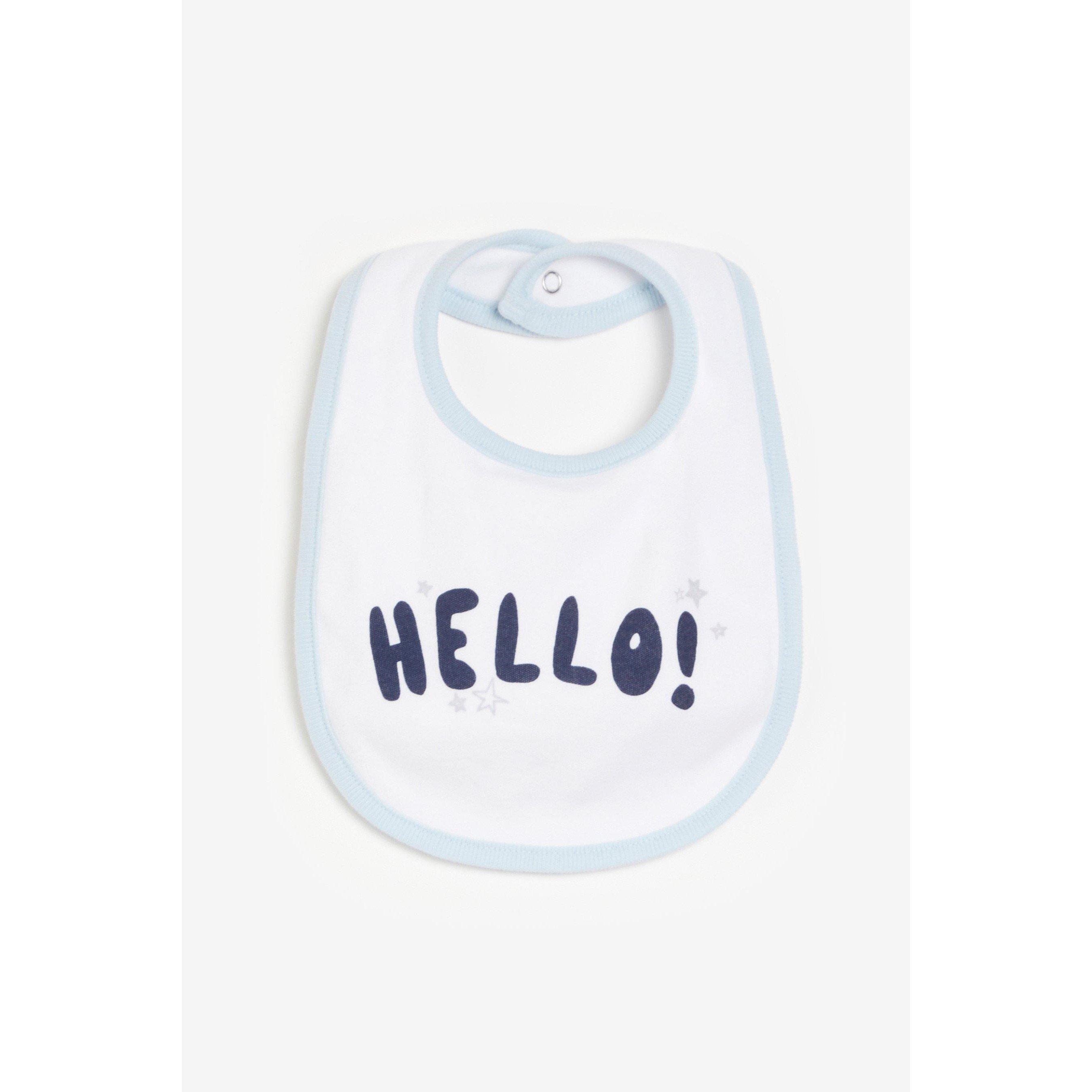 Hello World Studio Baby Boy 6 Piece Bear Gift Set
