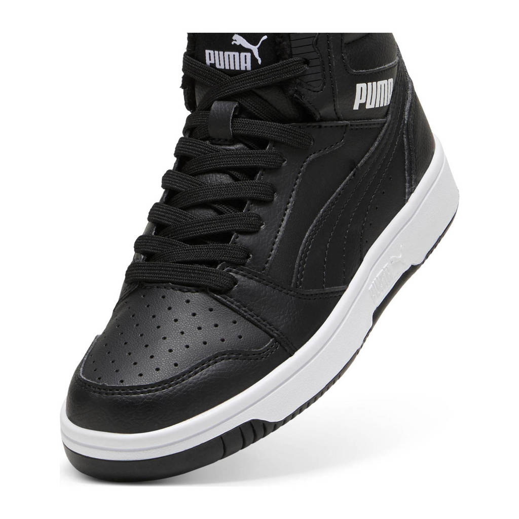Puma Rebound v6 Mid V6 Mid sneaker zwart/wit