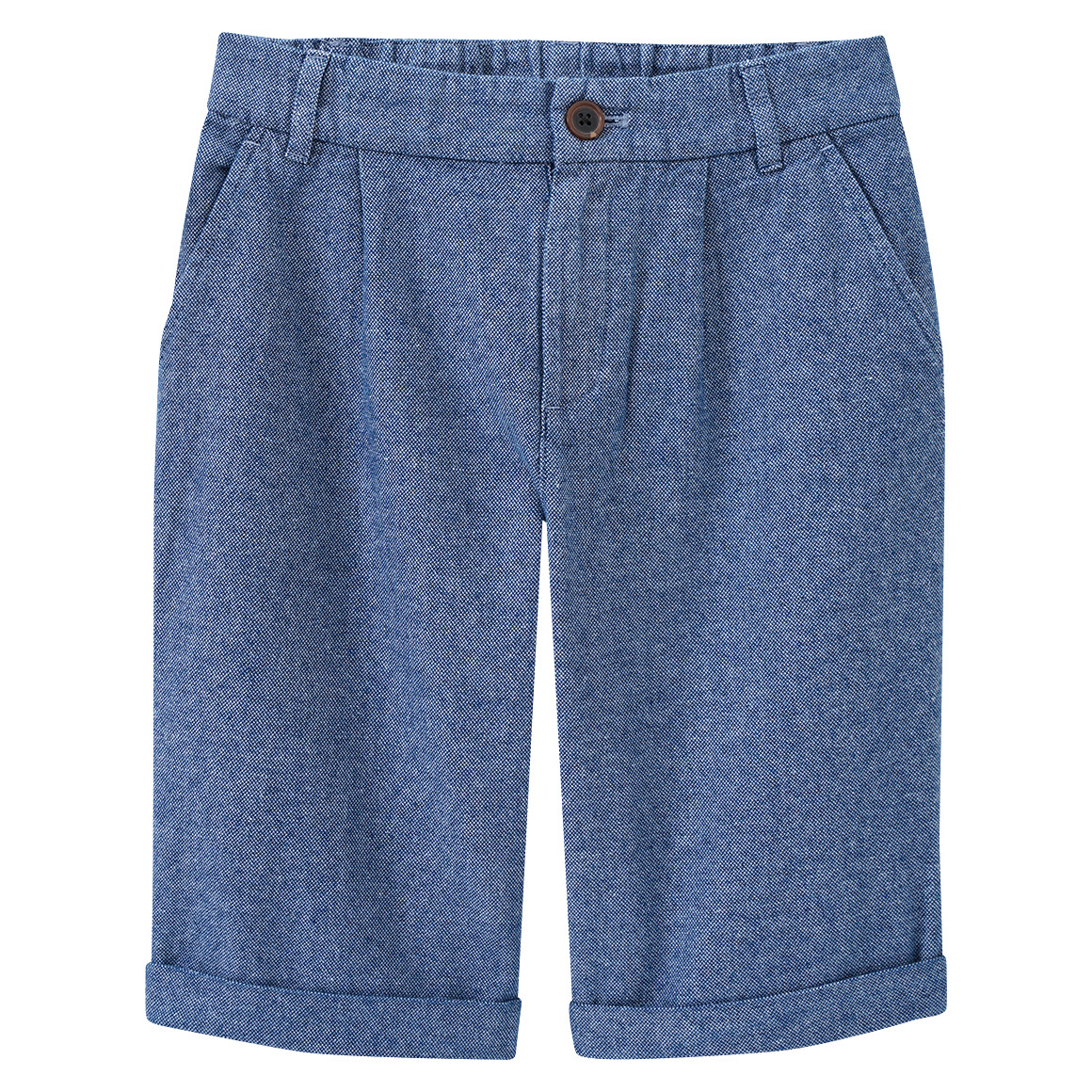 Yigga Jungen Shorts mit verstellbarem Bund blau