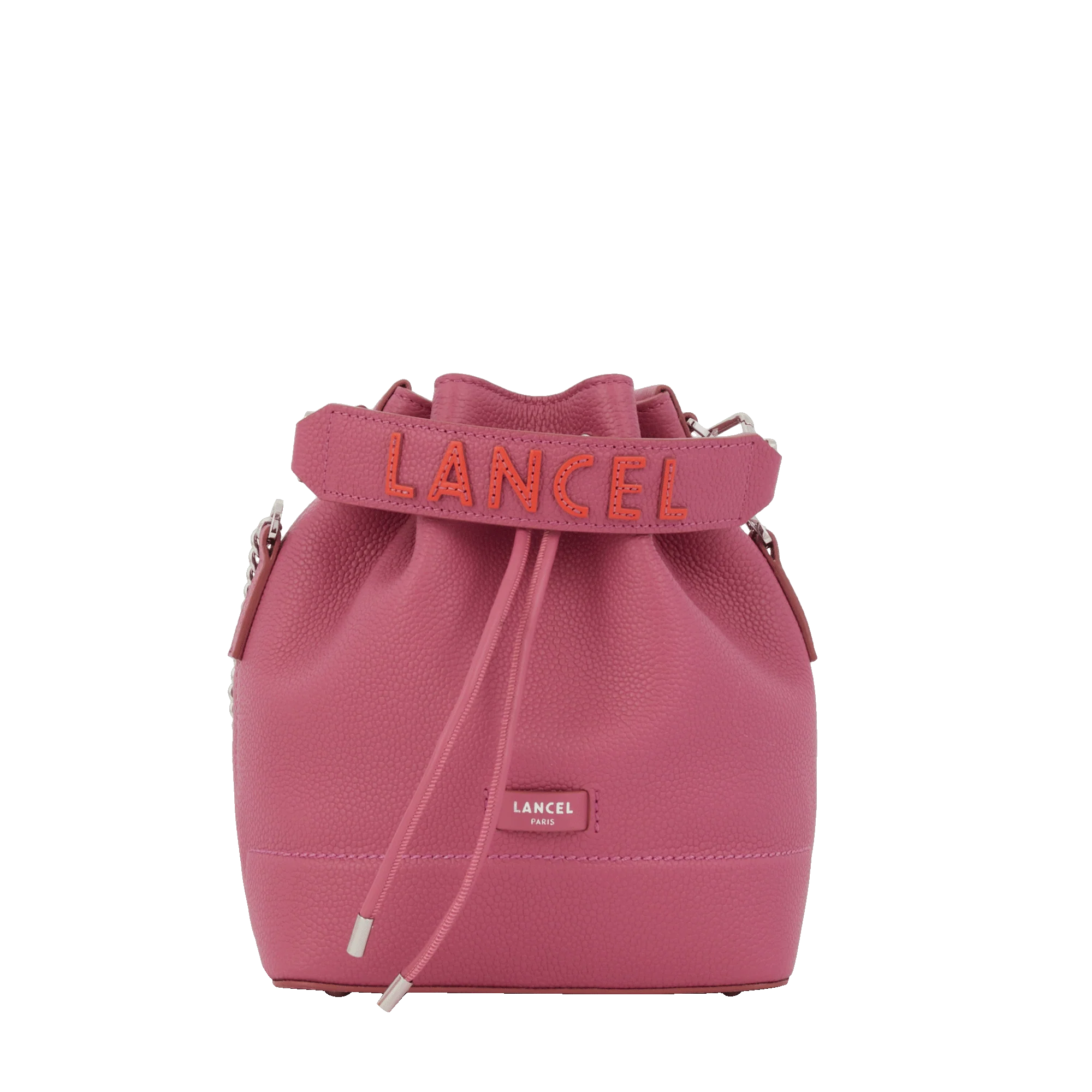 Sac seau S Ninon de Lancel-Cerise/Citrouille
