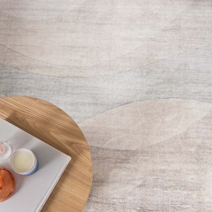 Modern vloerkleed - Field Taupe