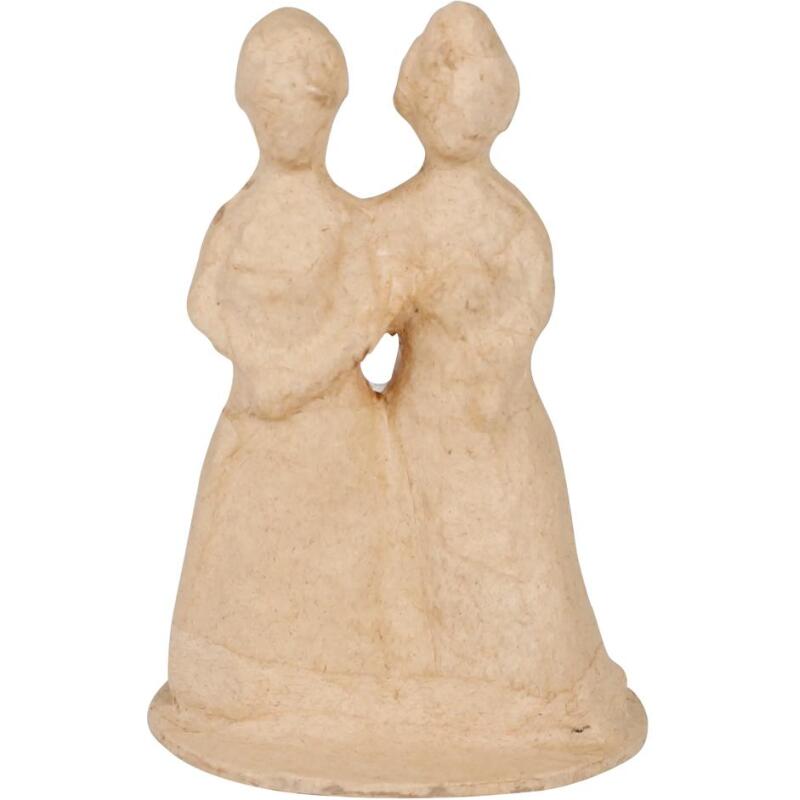 Figurines mariés : femme + femme - Kraft
