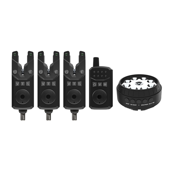 Sonik SKS2 Alarm Set 3 1 Avec Lampe Bivvy