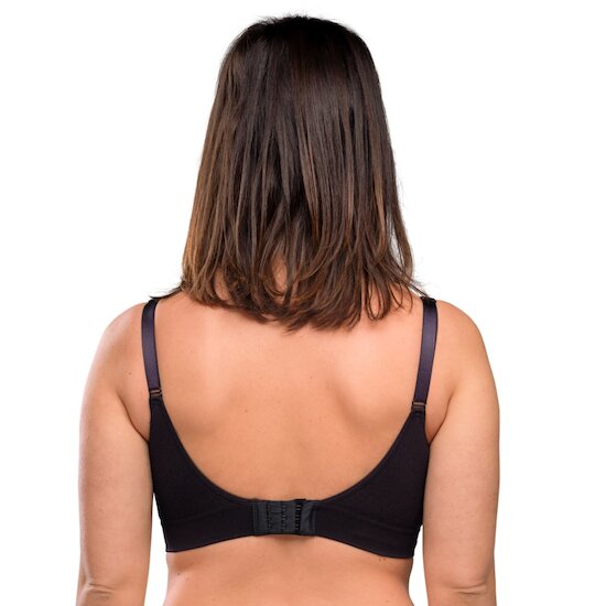 Soutien-gorge d'allaitement rembourré sans coutures   Noir        S   de               Carriwell