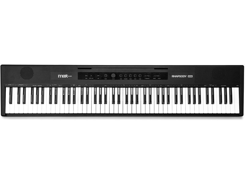 MAX Keyboard RhapsodyDP88P 88-Tasten-Keyboard/Digitalpiano in voller Grösse mit Möbelständer
