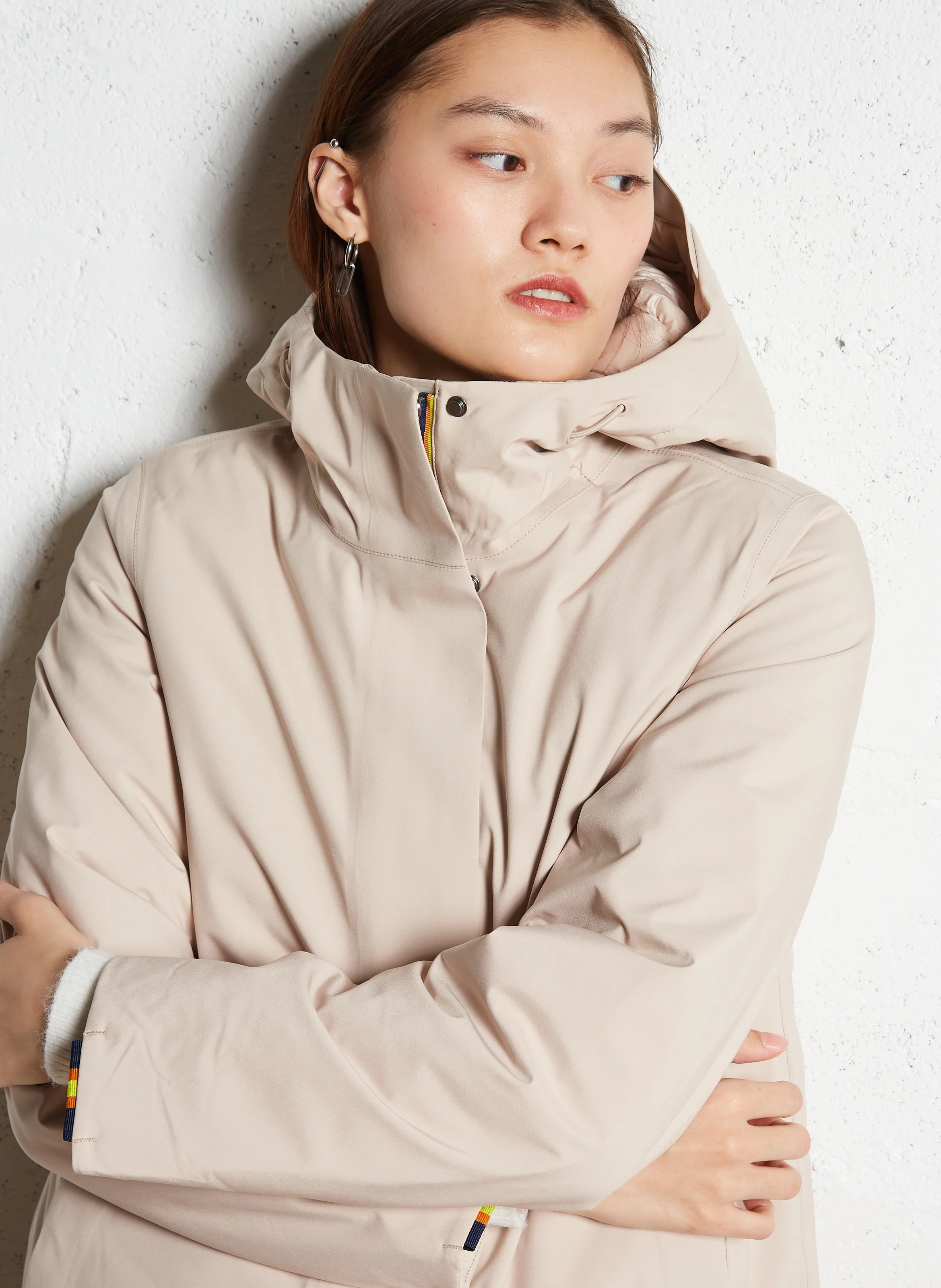 MATHIEL BONDED PADDED - Parka col montant | Rose