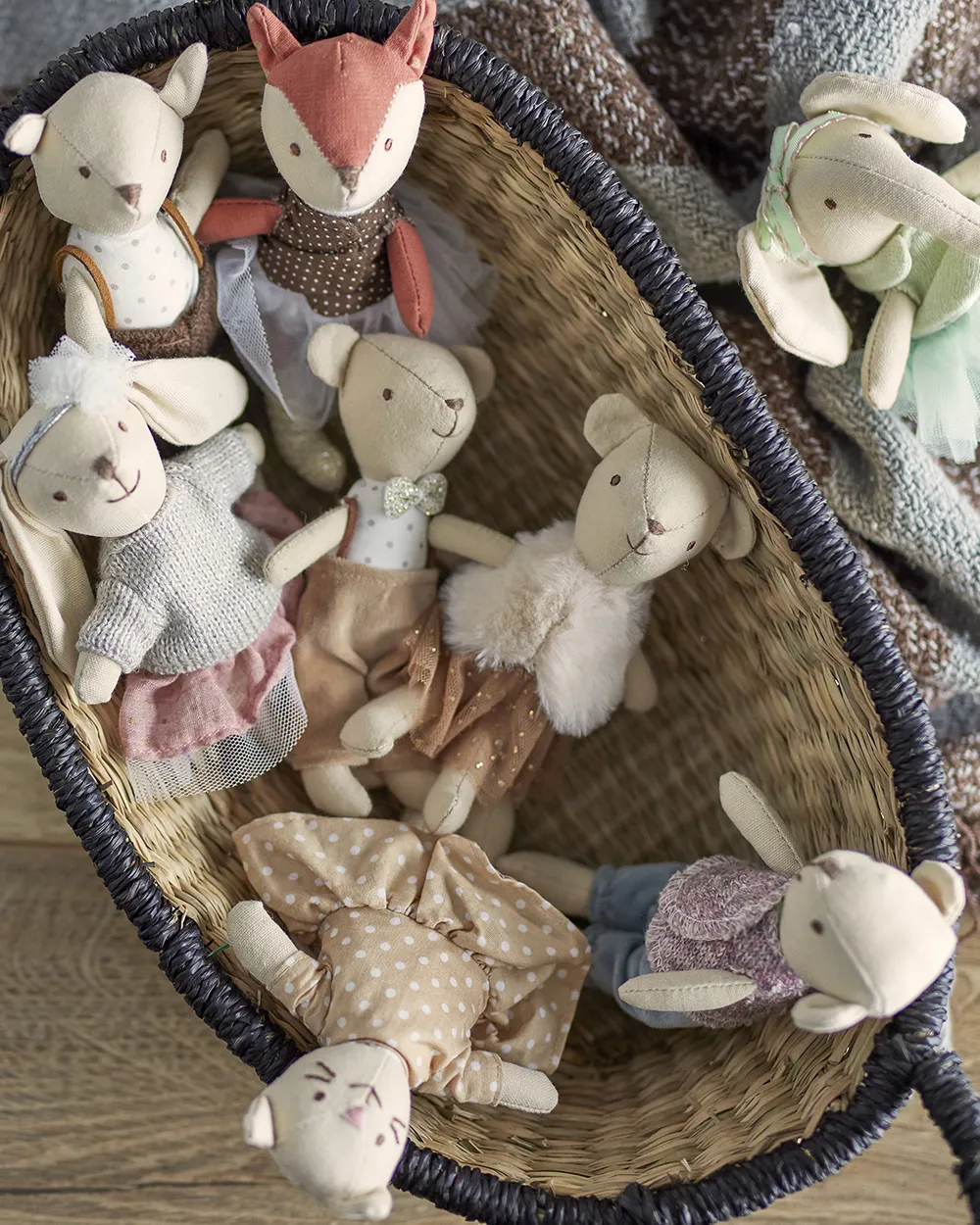 Bloomingville MINI Animal Friends Dukke