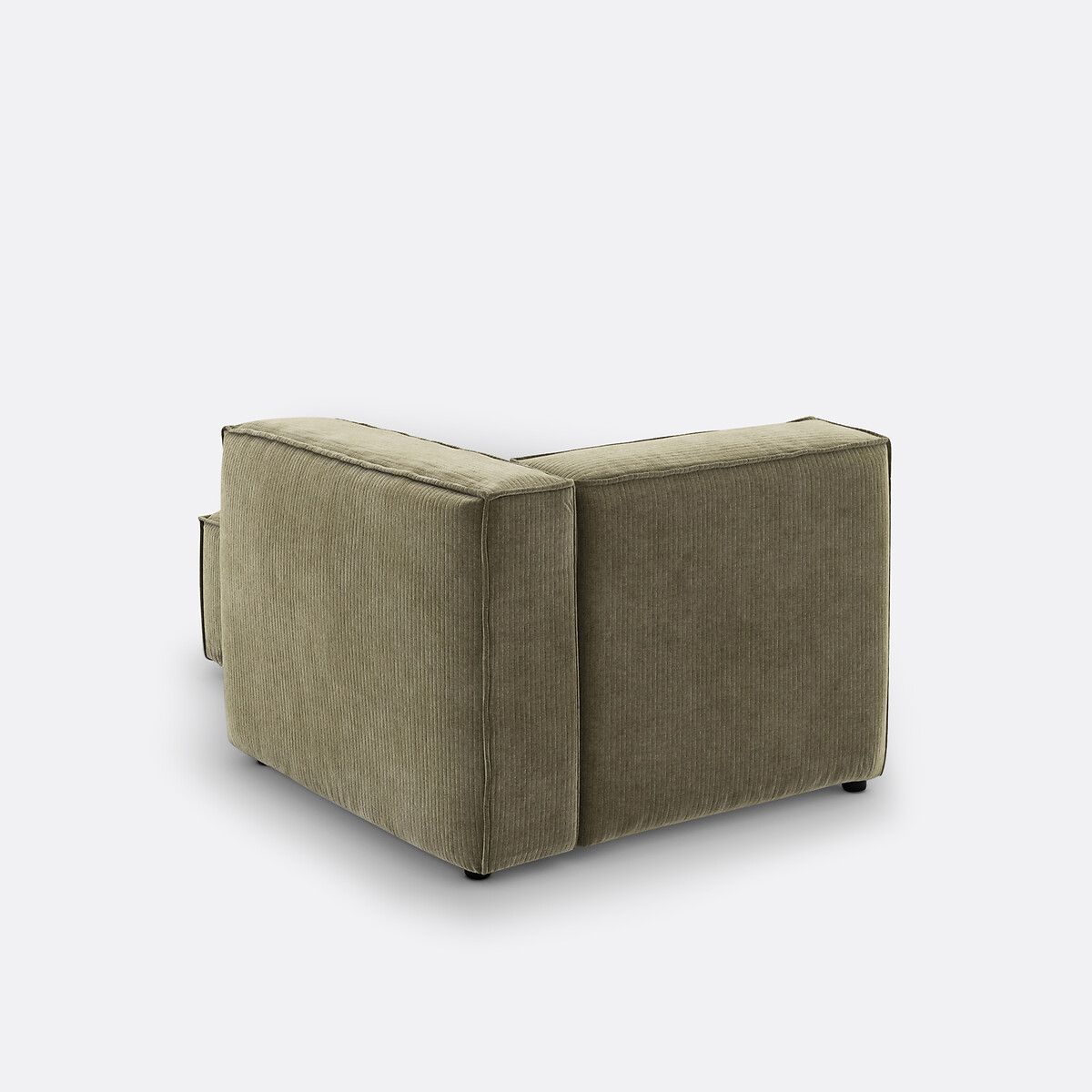 LA REDOUTE INTERIORS<br>Poltrona modular em veludo vintage canelado, Seven