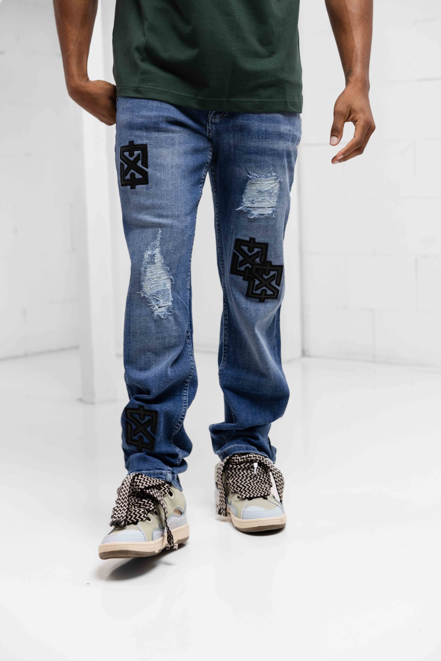 XPLCT Patch Broek Heren Blauw