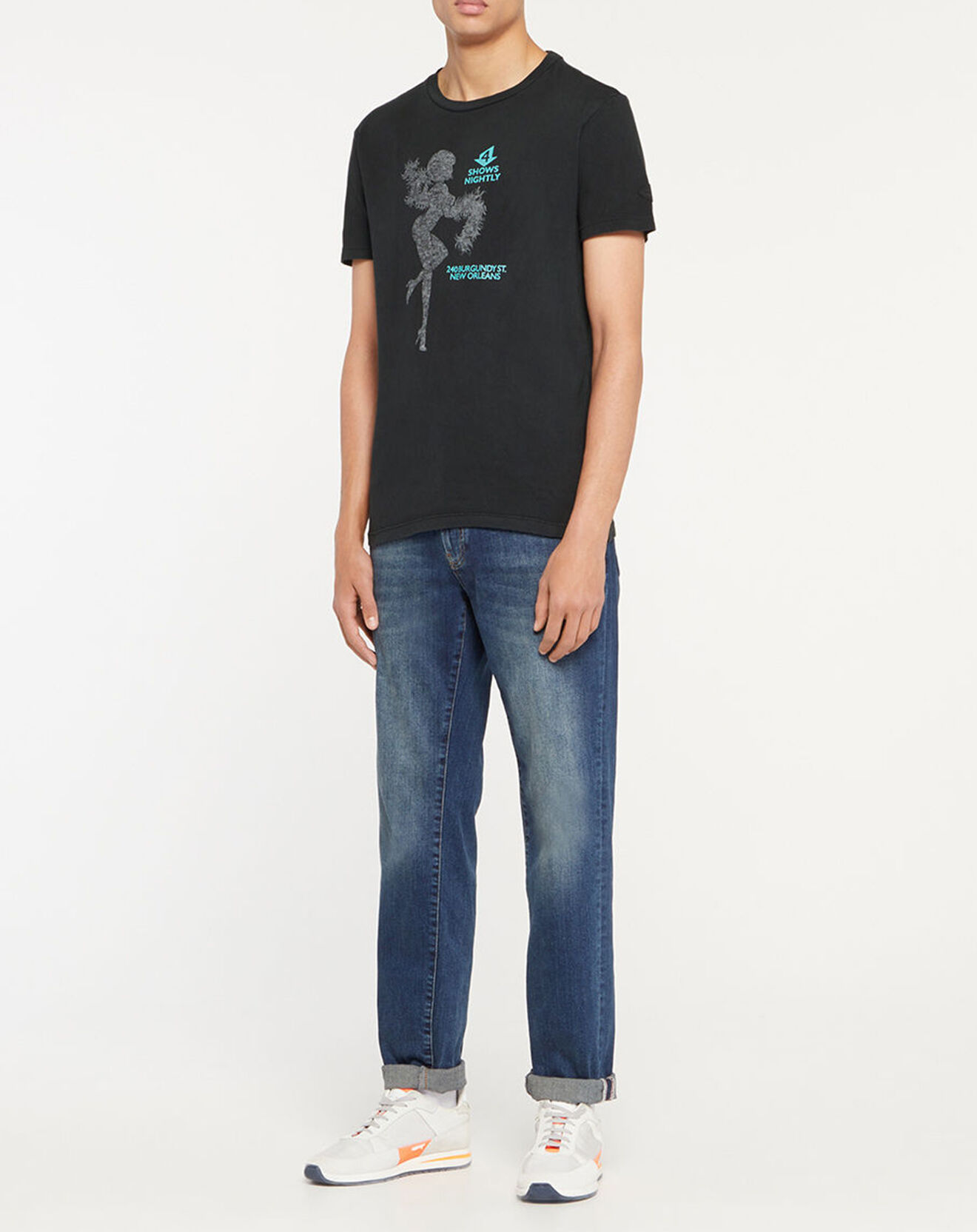 Replay T-Shirt manches courtes Blackboard Pinup noir