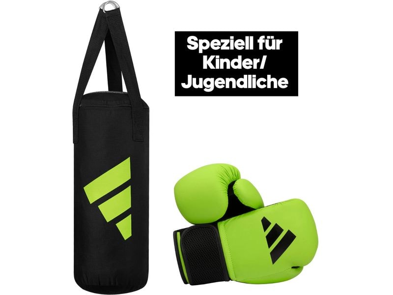 adidas Box-Set Youth Grün / Schwarz Komplettes Boxset für Kinder und Jugendliche
