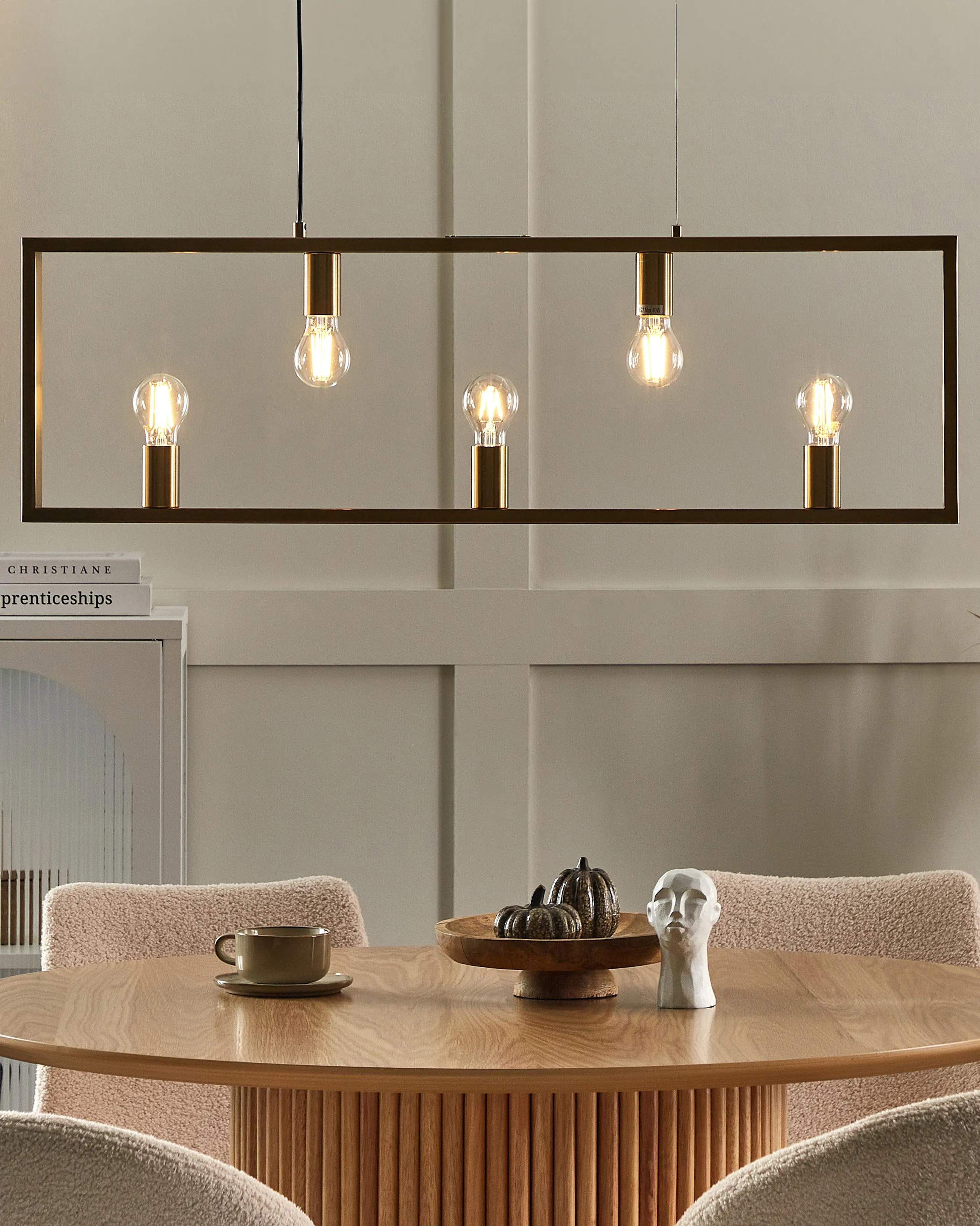 Hanglamp BAYAS Metaal Messing