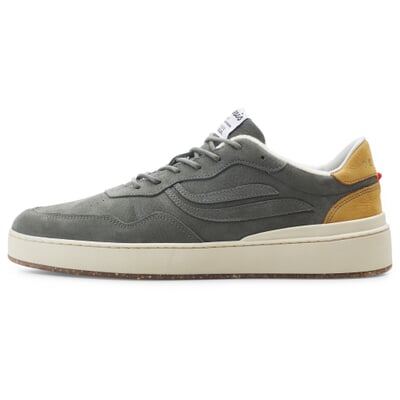 Herren-Sneaker Nubuk G-Soley, Grau-Ocker