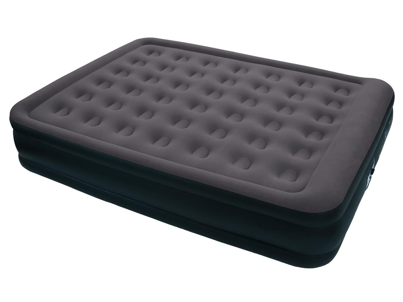 Double Luftbett mit integrierter Pumpe - 203x157cm