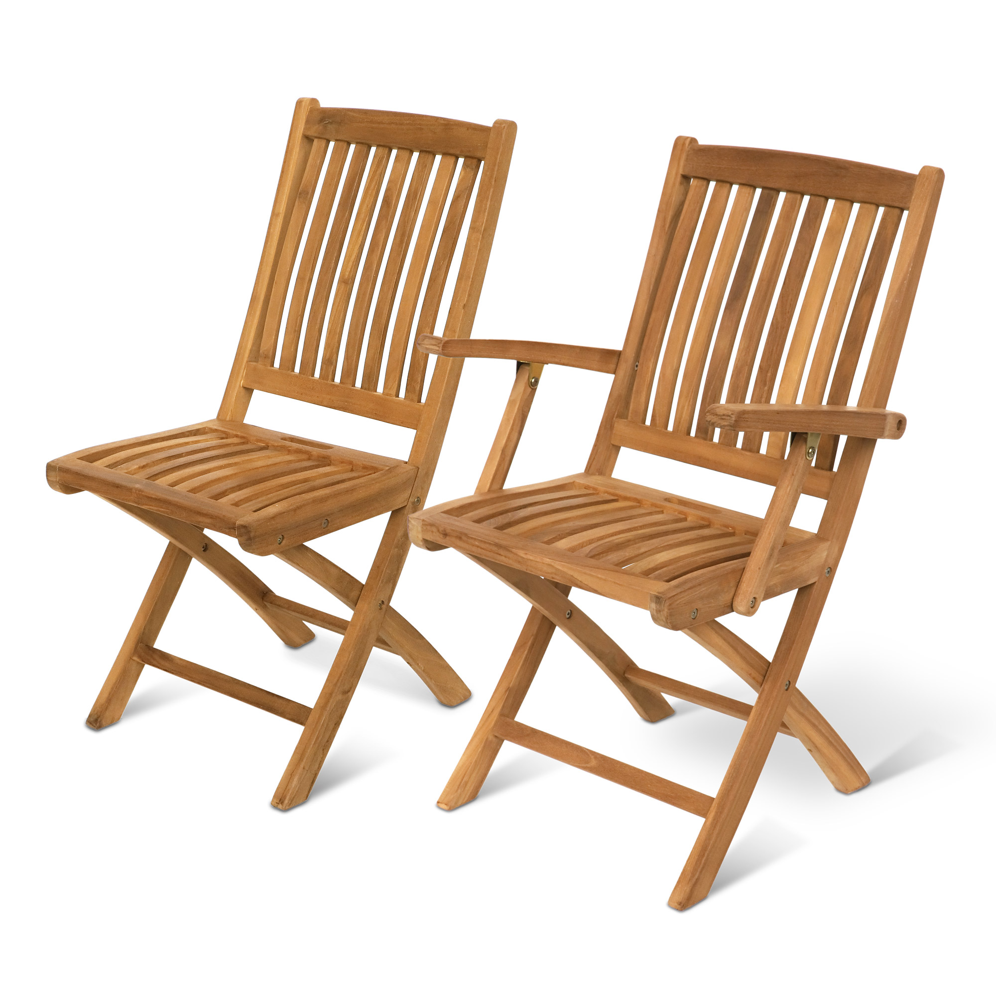Klapp-Gartenstuhl 'Derekson', Teak, B 42 cm, L 60 cm, H 93 cm günstig bestellen