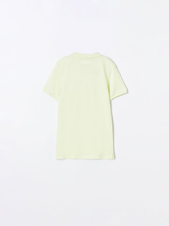 Conjunto com 2 camisas polo básicas - Verde Pastel