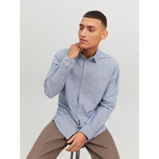 Jack&Jones Summer Skjorte, Faded Denim, M