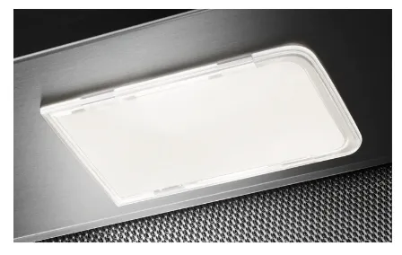 Electrolux Serie 300 LFP326S - Hætte - teleskopisk - Niche - bredde: 50.2 cm - dybde: 26.5 cm - udtrækning og recirkulation (-) - grå
