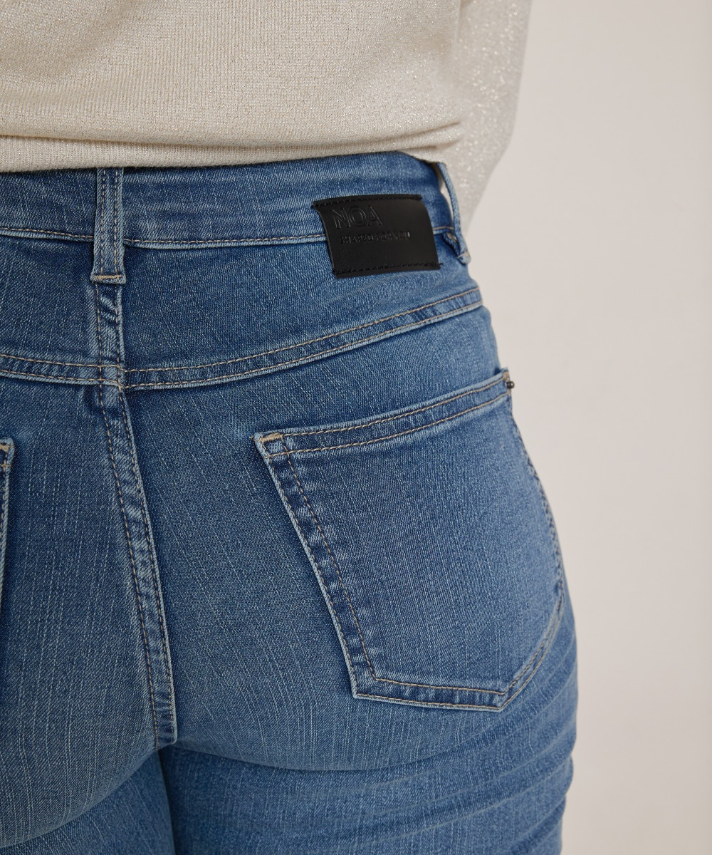 flared fit stretch jeans - noa