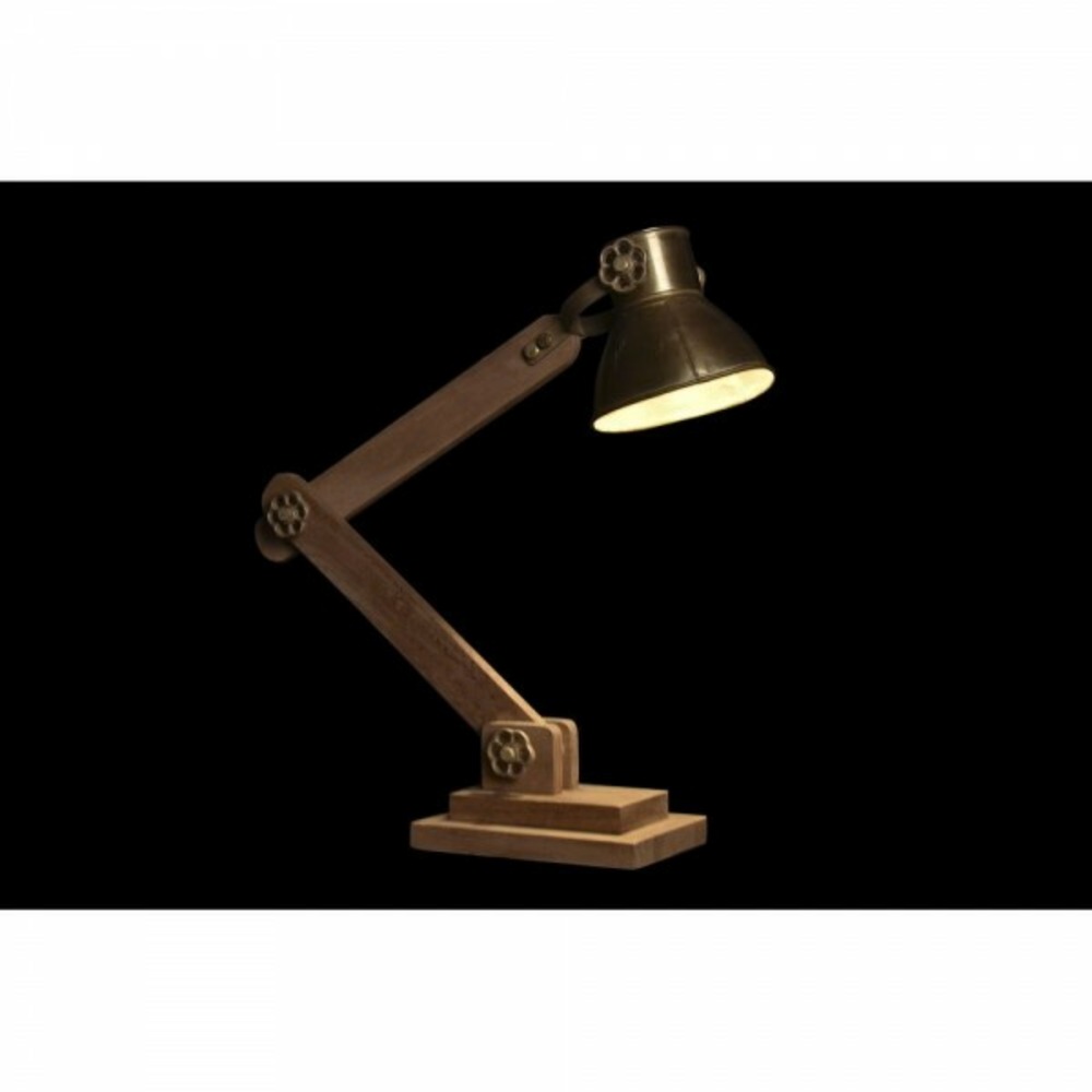 Lampe de bureau doré marron 220 v 50 w (50 x 15 x 65 cm)