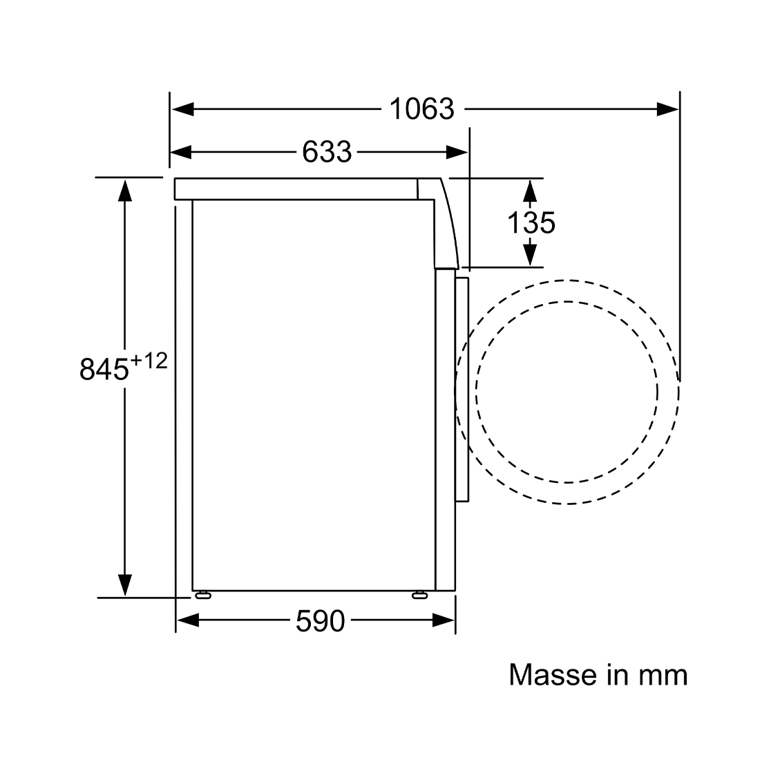 Bosch WAN28243CH 8kg Waschmaschine Frontloader A