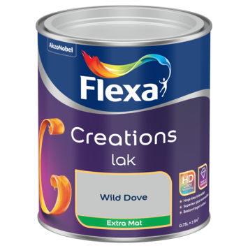 Flexa Creations binnenlak extra mat wild dove 750 ml