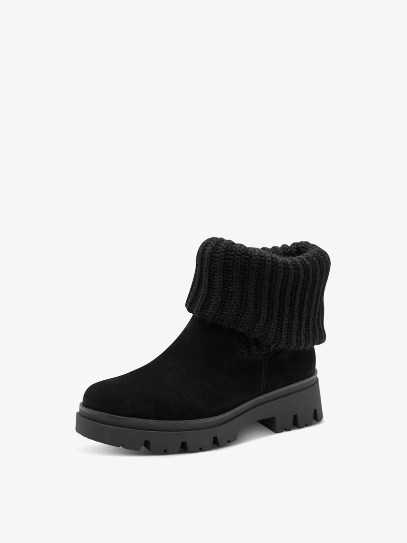 Chelseaboot - zwart warme voering