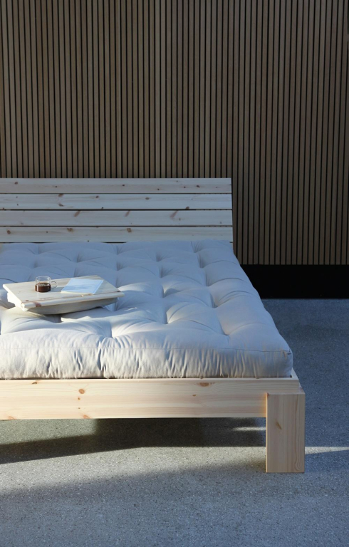 Karup Design Layers slaapbank met hoofdbord 160x200 naturel