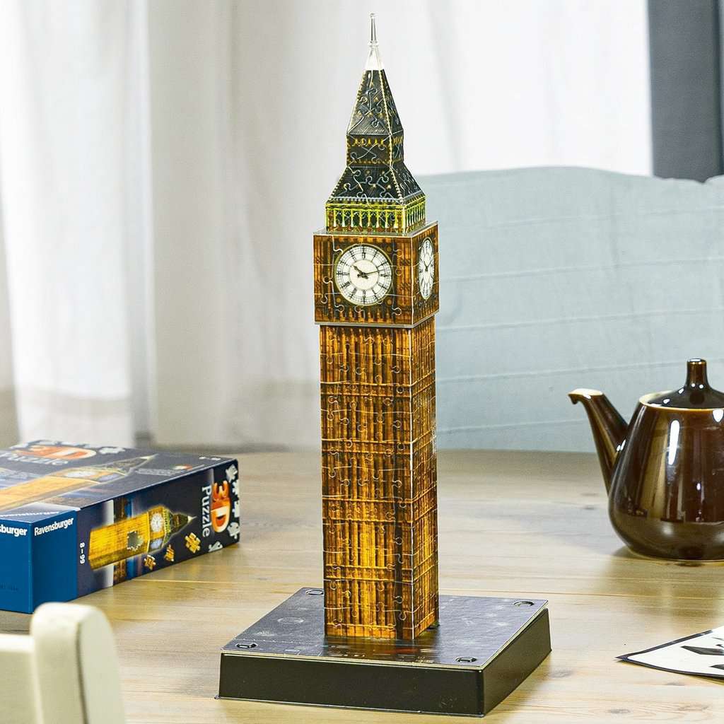 Ravensburger Spiel Big Ben bei Nacht