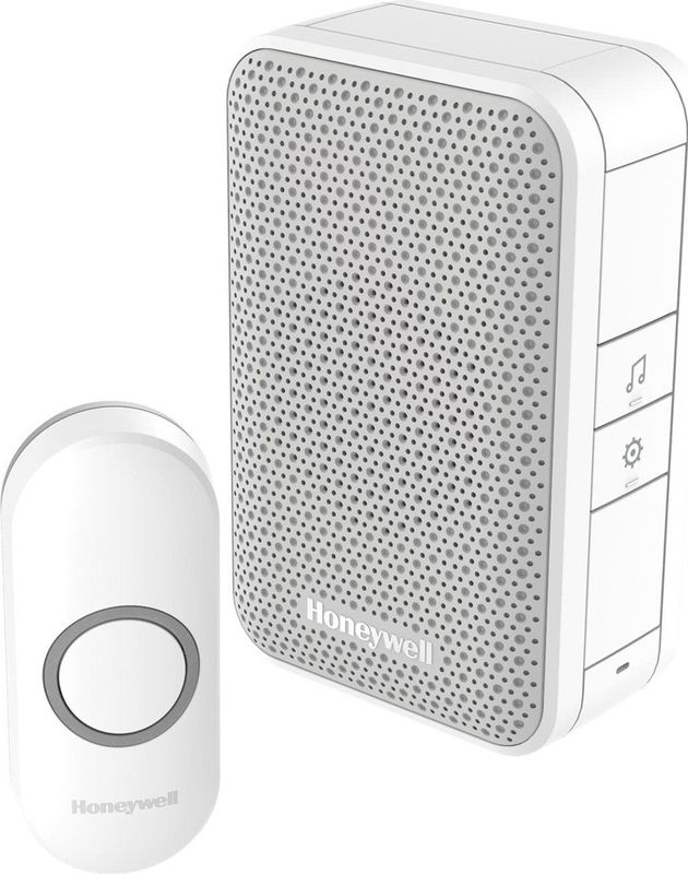 Honeywell - DC311N - Draadloze Deurbelset - Draagbaar - Wit