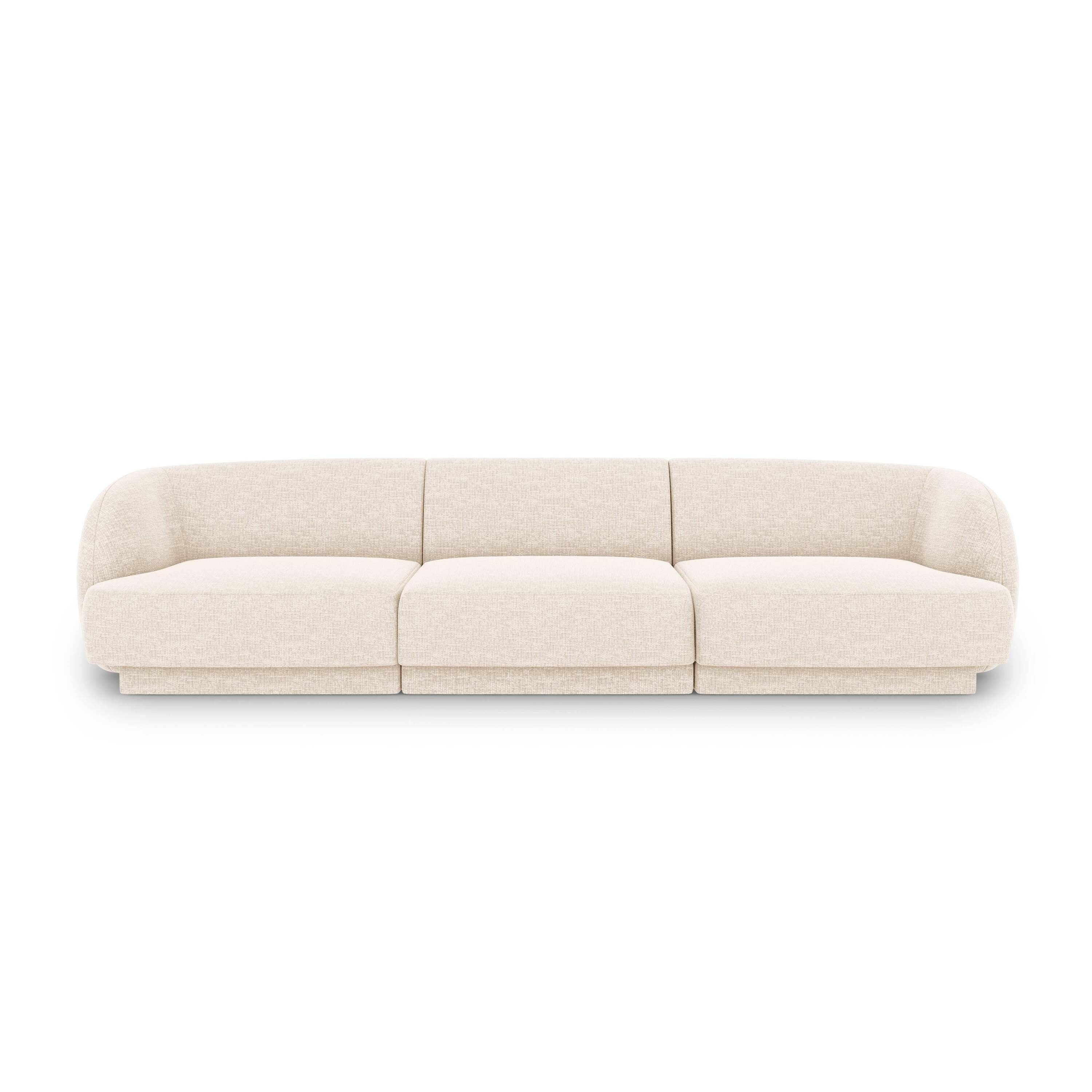 Micadoni Miley 3-zitsbank - Chenille - CrÃ¨me